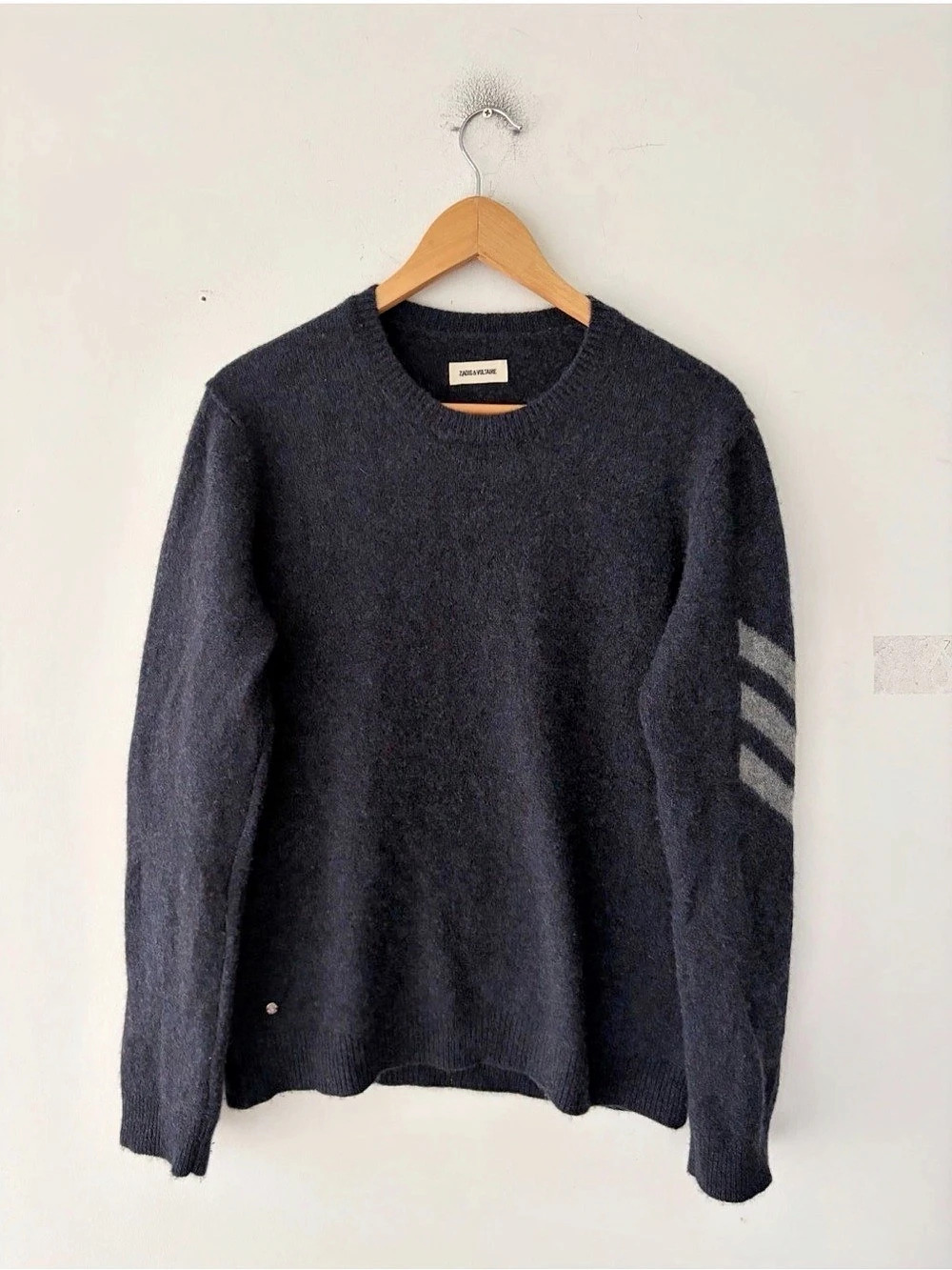 Zadig & Voltaire Swapy Stripe Cashmere Sweater size M